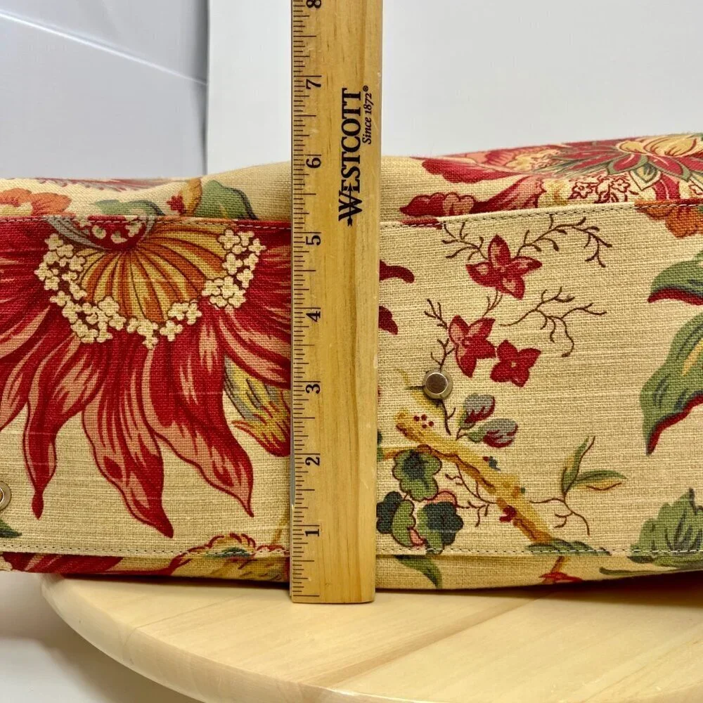 Talbots Floral Canvas Tote & Wristlet Set